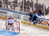 Kunitz Checks Alzner Behind Net
