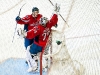 Carlson and Holtby Celebrate Win