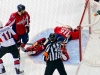 Neuvirth Face Down in Crease